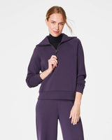 SPANX® AirEssentials Half Zip - Aubergine