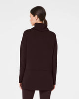 AirEssentials Turtleneck Tunic - Truffle Brown