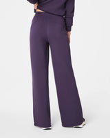 SPANX® AirEssentials Wide Leg Pant - Aubergine