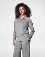 AirEssentials Half Zip - Medium Grey Heather