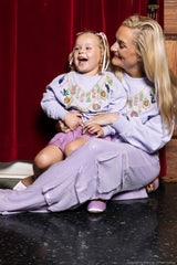 Licensed Kids Lavender Wicked Charm Necklace Sweatshirt