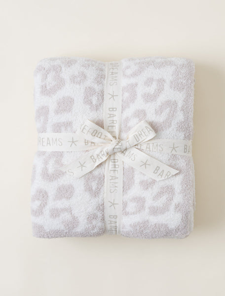 CozyChic® Barefoot in the Wild® Throw - Cream/Stone
