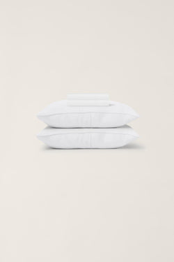 Washed Bamboo Sheet Set - White
