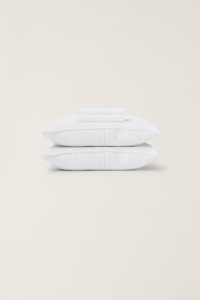 Washed Bamboo Sheet Set - White