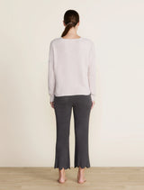 CozyChic Lite® Diamond Pointelle Pullover - Chai