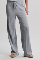 CozyChic Ultra Lite® Cable Knit Ankle Pant - Moonbeam