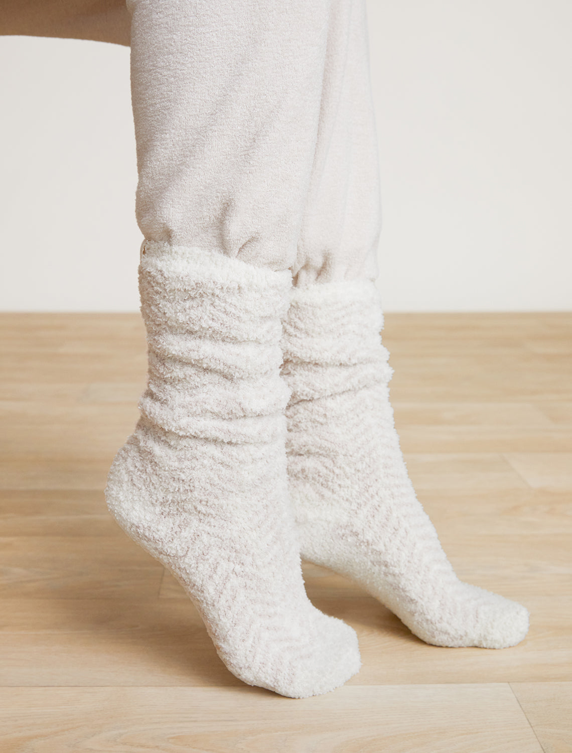 CozyChic® Women's Herringbone Socks - Cream / Stone