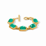 Cheval Stone Bracelet - Iridescent Emerald Green