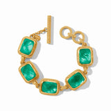 Cheval Stone Bracelet - Iridescent Emerald Green