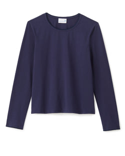 Dylan Long Sleeve Tee - Midnight Blue