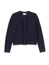 Juliette Long Sleeve Cardigan - Midnight Blue