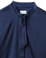 Peggy Short Sleeve Blouse - Midnight Blue
