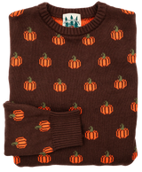 Country Pumpkin Sweater In Brown - Women's