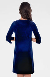 Cinch & Tie Dress - Silky Velvet