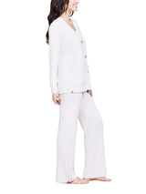 CozyChicLite Contrast Rib Pocket Cardigan - Primrose Pearl