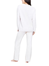 CozyChicLite Contrast Rib Pocket Cardigan - Primrose Pearl