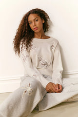 Elma Lace Bow Sweatpants