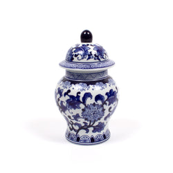 Blue Chinoiserie Ginger Jar - Small