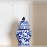 Blue Chinoiserie Ginger Jar - Small