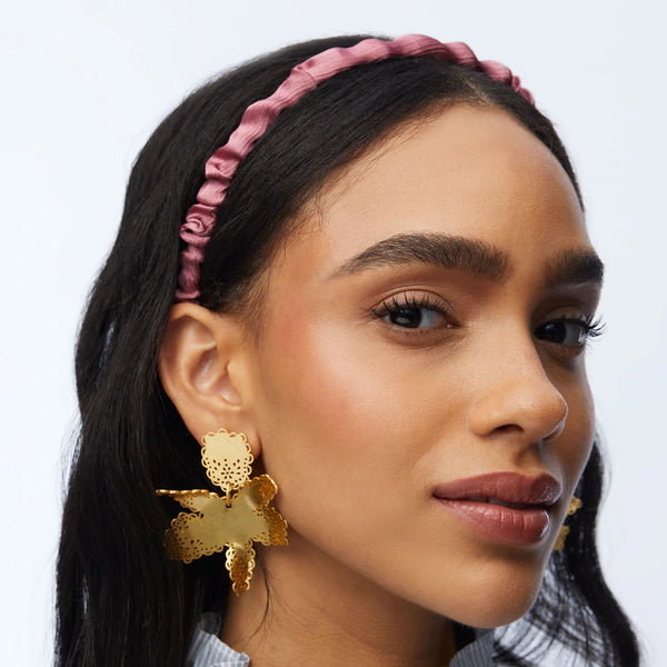 Rose Jessie Silk Headband