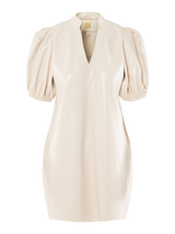 Hampton Mini Dress - Sandshell Vegan Leather