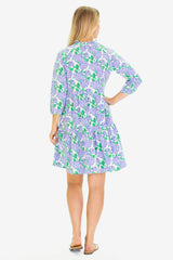 Fiona Dress - Hydrangea Bloom