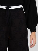 Teddy Crop Trouser - Bow Lattice