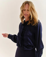 Emerson Blouse - Midnight Blue