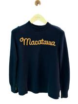 Macatawa Tinsel Sweater - Navy/Gold