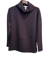 AirEssentials Turtleneck Tunic - Truffle Brown