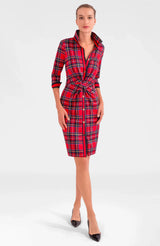 Twist & Shout Dress - Duke of York - Red Multi