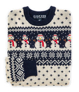 Snowman Fair Isle Kids Sweater