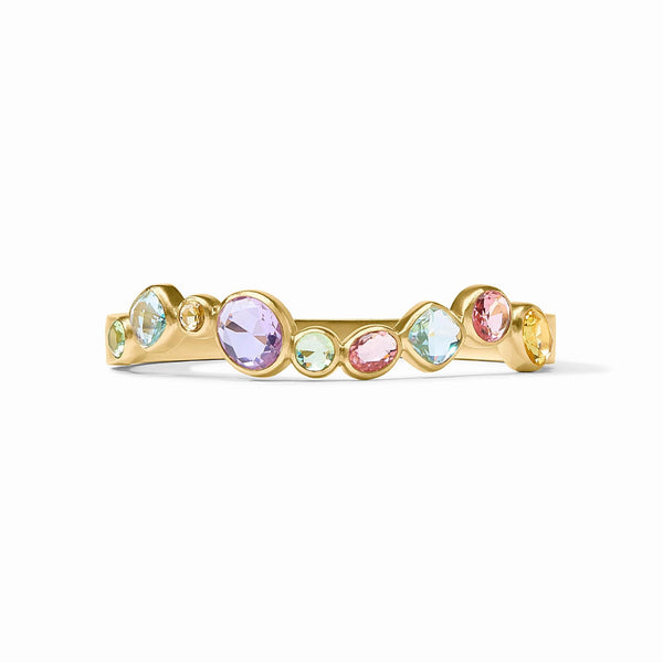 Kaleidoscope Hinge Bangle - Multi Stone