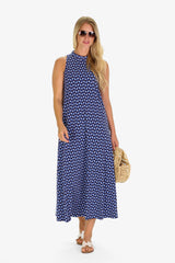 The Lennox Dress in Summer Blues