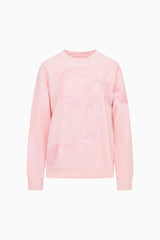 Palo Sequin Bow Fleece Pullover - Wistful Pink