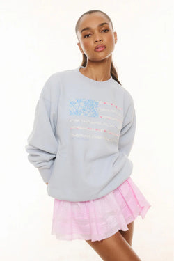 Palo Americana Fleece Pullover - Moonstone