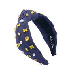 Michigan Navy Logo Headband