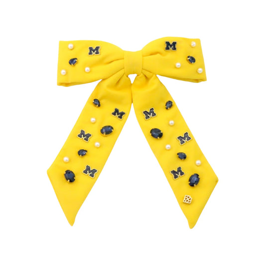 Michigan Maize Bow Barrette