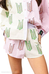 Licensed Green, Pink & Lavender Wicked Cotton Short