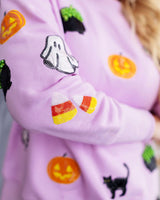 Lavender Spooky Season Sweatshirt