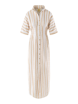 Georgia Dress - Sand Stripe