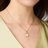 Saratoga Delicate Necklace - Mother Of Pearl