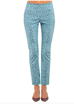 GripeLess Pull On Pant - Lucy In The Sky With Diamonds - Tall - Periwinkle