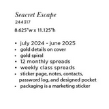 Teacher Planner - Seacret Escape