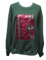 Green 'Boooooook' Sweatshirt