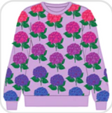 Lavender Hydrangea Sweatshirt