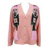 Light Pink Champagne Nutcracker Cardigan