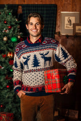 Alpine Moose Sweater