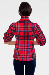 Puff Sleeve Top - Red Multi Duke of York