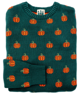 Country Pumpkin Sweater In Green - Men's